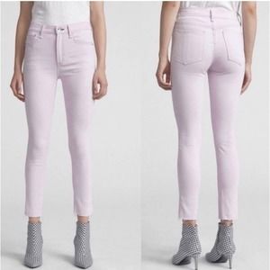 Rag & Bone High Rise Ankle Skinny Jeans Lilac